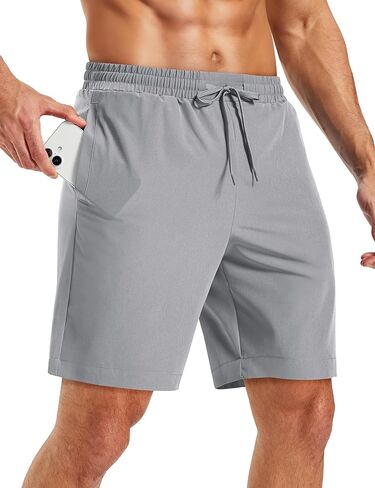 MAGCOMSEN Men's Workout Running Shorts 7 Inch Lightweight Quick Dry Shorts for Athletic Gym Hiking with Pockets in Saudi Arabia