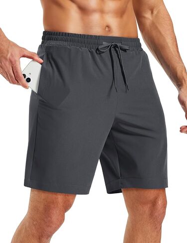 MAGCOMSEN Men's Workout Running Shorts 7 Inch Lightweight Quick Dry Shorts for Athletic Gym Hiking with Pockets in Saudi Arabia