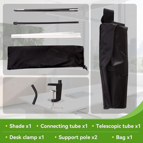 غطاء مقصورة قابل للتعديل ومظلة مكتب، وغطاء مقصورة أساسي ودرع خفيف للأقسام لمنع الضوء العلوي والوهج (كبير) in Kuwait