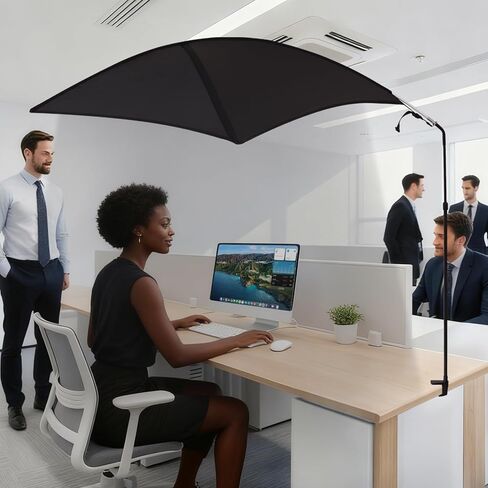 غطاء مقصورة قابل للتعديل ومظلة مكتب، وغطاء مقصورة أساسي ودرع خفيف للأقسام لمنع الضوء العلوي والوهج (كبير) in Kuwait
