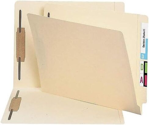 Staples End‑Tab Classification Folder, Legal Size, Manila, Reinforced Tab, Durable Construction, 150/Box in Saudi Arabia
