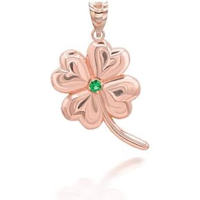 Clover Leaf Pendant 10K Gold in Saudi Arabia