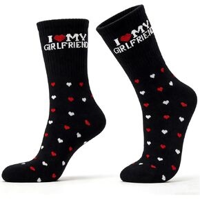 هدايا عيد الحب له الرجال صديقها مضحك أنا أحب صديقتي الجوارب، الذكرى السنوية لعيد الحب للرجال صديقها in Kuwait