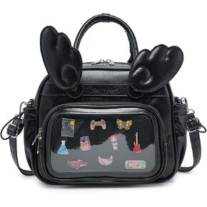 حقيبة RAINBOW SMILE Y2K Angel Wing Ita - حقيبة عرض دبابيس، حقيبة يد كروس قابلة للتحويل 3 في 1 للرسوم المتحركة in Kuwait