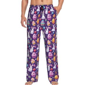 Men's Pajama Pants Pjs Bottoms With Pockets Sleep Lounge Pants For Men in Saudi Arabia