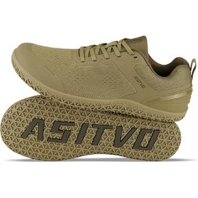 ASITVO أحذية واسعة حافي القدمين للرجال في صالة الألعاب الرياضية بدون قطرة ونعل بسيط ومدرب متقاطع وعرض صندوق أصابع القدم أحذية رياضية متماسكة بدون خياطة علوية من مادة TPU وكعب ملون in Kuwait