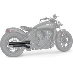 Indian Scout 2014-2024, 2.5" pair of slip-on Mufflers (requires end-cap sold separately) (CHROME) in Saudi Arabia