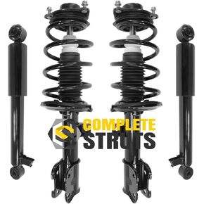 COMPLETESTRUTS - Front Complete Strut Assemblies with Coil Springs and Rear Shock Absorbers Replacement for 2014-2015 Kia Sorento FWD 4 CYL - Set of 4 in Kuwait
