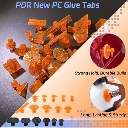 طقم إصلاح دنت بدون طلاء مع لوحة خط LED، مسدس حراري لإزالة الغراء وتسخين الدنت، طقم سحب دنت مع شريط T، رافع دنت، علامات تبويب غراء الكمبيوتر، مجموعة إزالة دنت الجسم التلقائي لشاحنات السيارات in Kuwait
