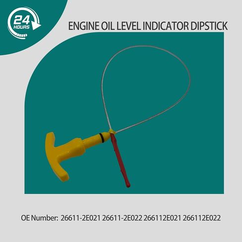 1pc Yellow Replacement Engine Oil Dipstick Level Dip Stick for Hyundai Elantra Sonata Tucson 2011-2018 OE 26611-2E021 26611-2E022 Indicator Dipstick for Kia Forte Forte5 Forte Koup Optima 2012-2018 in Kuwait