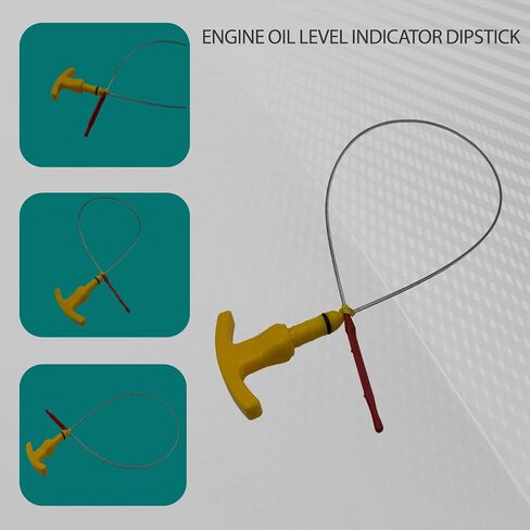 1pc Yellow Replacement Engine Oil Dipstick Level Dip Stick for Hyundai Elantra Sonata Tucson 2011-2018 OE 26611-2E021 26611-2E022 Indicator Dipstick for Kia Forte Forte5 Forte Koup Optima 2012-2018 in Kuwait