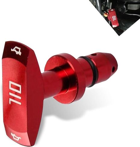Auto Repair Parts, Modified Oil Caliper Handle for 1999-2011 GTV8 GT500, Durable Oil Dipstick Handle (Red) in Saudi Arabia