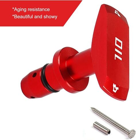 Auto Repair Parts, Modified Oil Caliper Handle for 1999-2011 GTV8 GT500, Durable Oil Dipstick Handle (Red) in Saudi Arabia