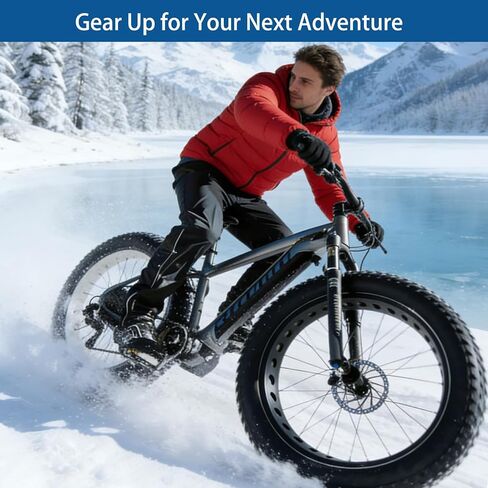 20x4.0 Fat Tire Replacement - Puncture Resistant All-Terrain Folding Tire & Tube Set with 2 Tire Levers for 20 Inch Fat Bike and Ebike, Fits Snow Sand Street Mountain in Saudi Arabia