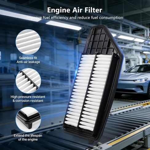 طقم فلتر هواء محرك المقصورة يناسب 2019-2022 Insight 1.5L L4 Gas، بديل لـ CA12952 CF11182 in Saudi Arabia