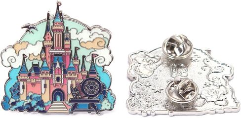 Enamel Pin - Sleeping Beauty Castle. Collector’s Edition, Durable & Stylish Souvenir Pin for Backpacks, Jackets, Hats, and Accessories in Saudi Arabia