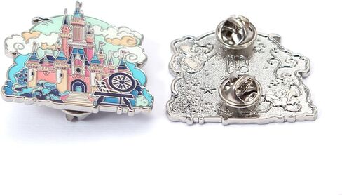 Enamel Pin - Sleeping Beauty Castle. Collector’s Edition, Durable & Stylish Souvenir Pin for Backpacks, Jackets, Hats, and Accessories in Saudi Arabia
