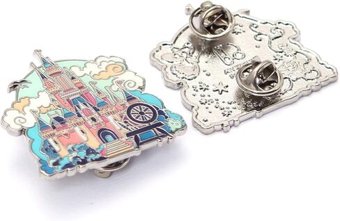 Enamel Pin - Sleeping Beauty Castle. Collector’s Edition, Durable & Stylish Souvenir Pin for Backpacks, Jackets, Hats, and Accessories in Saudi Arabia