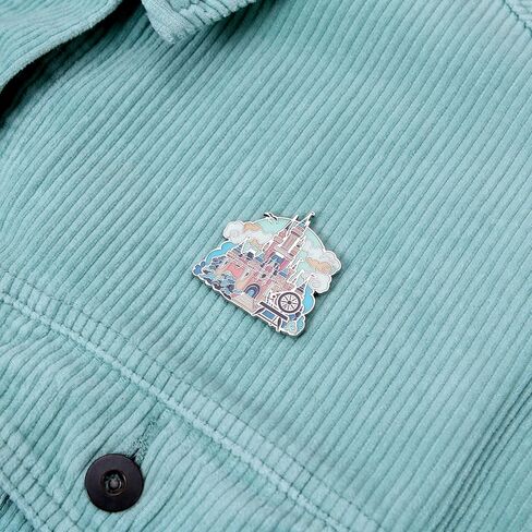 Enamel Pin - Sleeping Beauty Castle. Collector’s Edition, Durable & Stylish Souvenir Pin for Backpacks, Jackets, Hats, and Accessories in Saudi Arabia