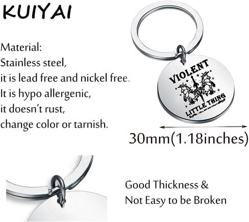 KUIYAI Wing Novel Inspired Gift Dragon Rider Keychain Basgiath War Sword Wing Gift Violent Little Thing I Will Not Die Today in Saudi Arabia