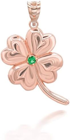 Clover Leaf Pendant 10K Gold in Saudi Arabia