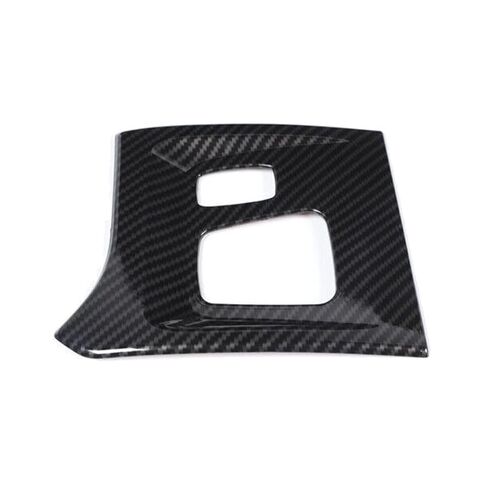 Front Inner Left Driver Side Carbon Fiber Console Panel Trim Cover Switch Button for Ram 1500 2018-2020 in Kuwait