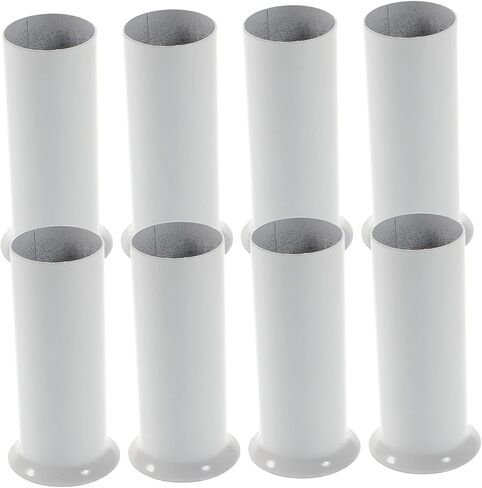 Gatuida 6pcs Crystal Chandelier Candle Sleeve Covers Metal Light Fixture Socket Tubes for Candelabra Bulbs Compatible Chandelier Styles in Saudi Arabia