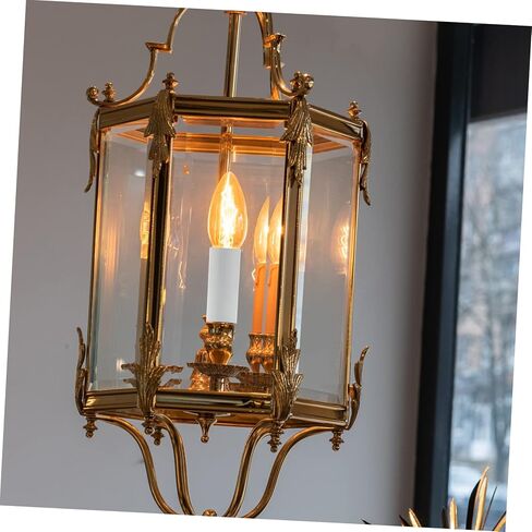 Gatuida 6pcs Crystal Chandelier Candle Sleeve Covers Metal Light Fixture Socket Tubes for Candelabra Bulbs Compatible Chandelier Styles in Saudi Arabia