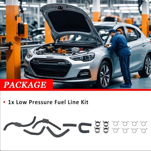 Low Pressure Fuel Line Kit for Chevrolet Silverado for GMC Sierra 2500 3500 HD 6.6L Duramax, for LBZ 2006-2007, for LMM 2007-2010, OE# 12625281 12625284 97321375 12625278 12625277 94013125 in Saudi Arabia