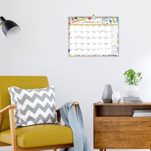 2026-2027 Calendar - 18 Months Wall Calendar from Jul. 2026 - Dec. 2027, Wall Calendars 2026-2027 14.8'' x 11.5'', Calendar with Julian Date, Thick Paper, Large Block in Saudi Arabia