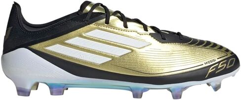 adidas Mens F50 Elite Firm Ground Messi Soccer Cleats - Gold - Size 7 M in Saudi Arabia
