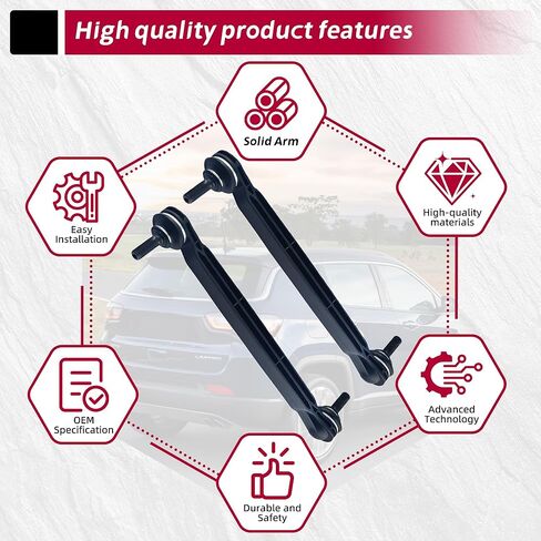 For Jeep Compass Sway bar link 2019-2023 For Renegade 2015-2021 For Fiat 500X Front Sway Bar Links 2016-2023#51939949 68246496AA in Saudi Arabia