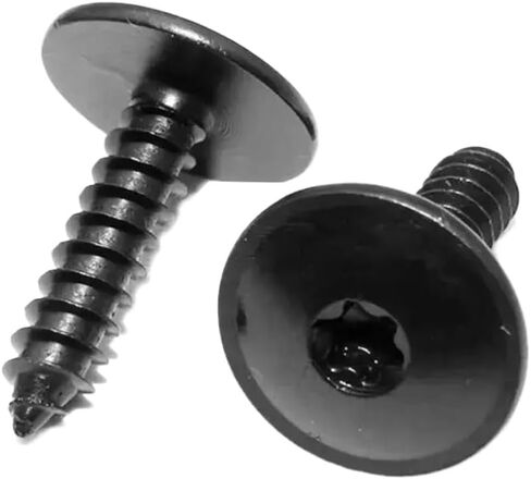 20pcs Self Tapping Screws M5X16 M5X20mm T25 Black Plum Inner Hole Compatible with Auto Chassis Bolts Compatible with Vehicle Models Universal Fit(M5x16) in Saudi Arabia