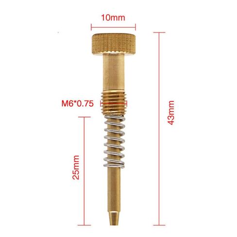 Universal Motorcycle Carburetor Air Mixture Adjusting Screw Kit 21 24 26 28 30 32 34mm Compatible with Motorcycle Models Aftermarket Replacement in Saudi Arabia