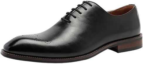 Men's Business Dress Oxford Shoes Pointed Toe Low-top Front Lace-up Flat Bottom Shoes Lightweight Comfortable Rubber Non-Slip Casual Shoes for Men in Saudi Arabia