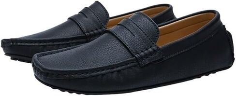 Shoes Men's Low-top Soft-Soled Slip-on Loafers Versatile Comfortable Square-Toed Oxford Shoes for Parties Weddings Driving Men Casual and Breathable Shoes in Saudi Arabia