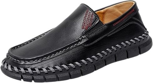 Men's Business Oxford Shoes Slip-on Loafers Shoes for Men Flat-Soled Non-Slip wear-Resistant Comfortable Breathable Outdoor Casual Shoes in Saudi Arabia