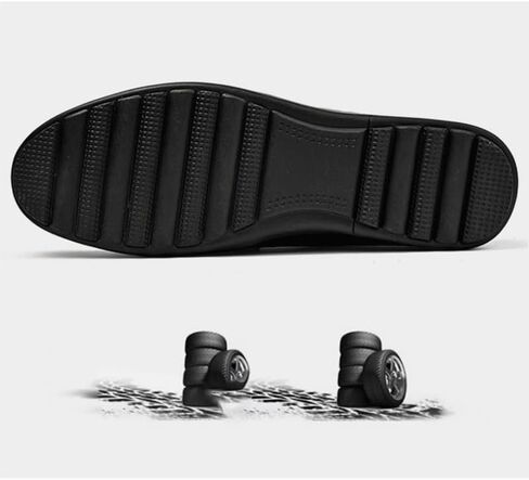 Shoes Men's Classic Slip-on Loafers Comfortable Flat-Heeled Business Oxford Shoes Men Low-top Breathable Casual Shoes for Banquets Weddings Work in Saudi Arabia