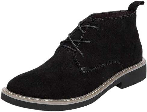 Men's Casual Shoes High-top Rubber Shoes Round-Toed Low-Heeled Non-Slip wear-Resistant Comfortable Breathable Outdoor Sports Shoes for Men in Saudi Arabia