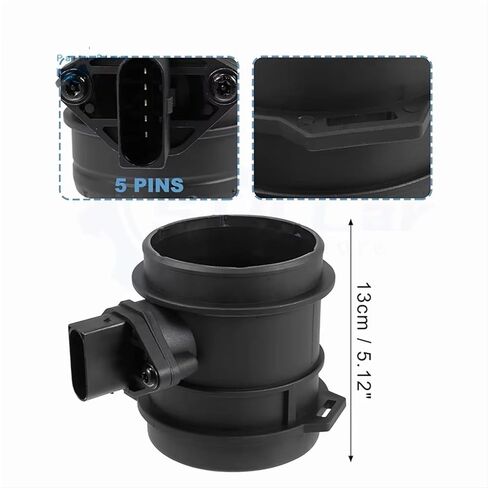 Compatible with Mercedes for CL600 2001 2002 2003 2004 2005 MAF Air Flow Meter Automotive Components OEM：0280217810 in Saudi Arabia