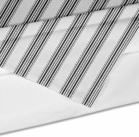 Kitchen Tier Curtains,Striped Short Pinstripe Cafe Curtains for Living Room,Bathroom,Dining Room Over Sink,Laundry,Farmhouse Light Filtering Rod Pocket Window Drapes 28x40 inch 2 Panels Set in Saudi Arabia