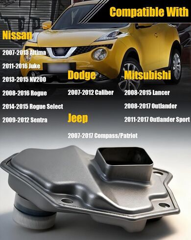 Automatic Transmission Filter Oil Pan Gasket Kits for Nissan Altima Juke NV200 Rogue Sentra Mitsubishi Lancer Outlander Sport Dodge Caliber Jeep Compass/Patriot Replace# 31728-1XF02,31728-1XF03 in Saudi Arabia