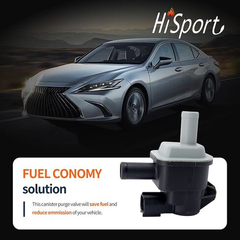 HiSport Vapor Canister Purge Valve Solenoid - Compatible with Lexus Mazda 3 Scion LA Toyota Replacement PE01-18-751 in Saudi Arabia