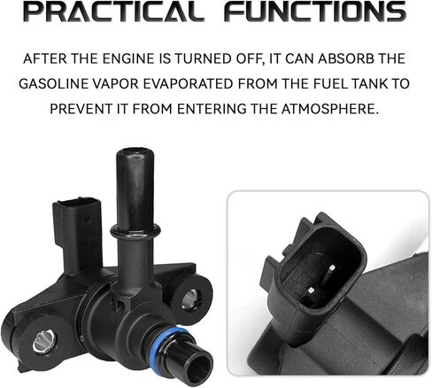 Vapor Canister Purge Valve solenoid Assembly, Evaporative Emission Evap Canister Purge Control Valve 9U5Z9C915H 911-222 CX-2409 AU5Z-9C915-B for Ford Edge Escape Explorer Lincoln Models (Blue) in Saudi Arabia