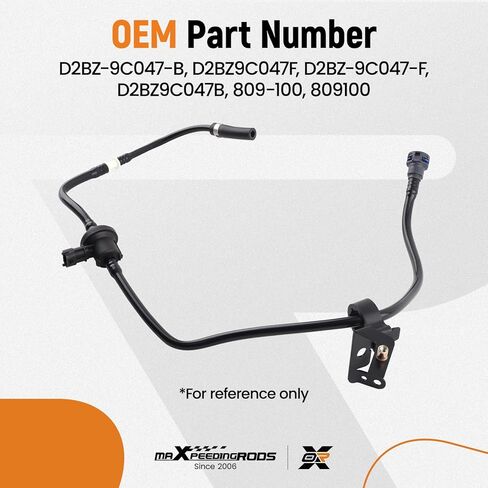 maXpeedingrods Fuel Evaporative Emissions Vapor Canister Purge Valve Solenoid D2BZ9C047F with VMV Hose Lines for Ford Fiesta 1.6L 2014-2019, D2BZ-9C047-B in Saudi Arabia