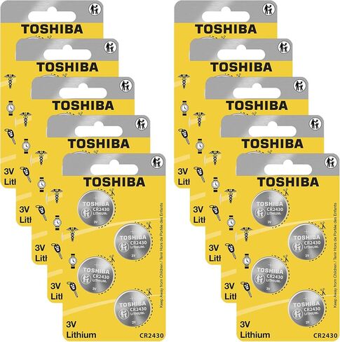 بطارية ليثيوم توشيبا CR2430 3 فولت (4 بطاريات) in Kuwait