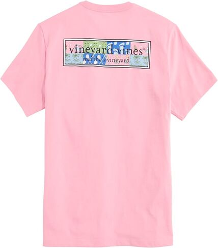 تي شيرت Vineyard Vines الرجالي الكلاسيكي المرقعة ذو الشعار بأكمام قصيرة وجيب in Saudi Arabia