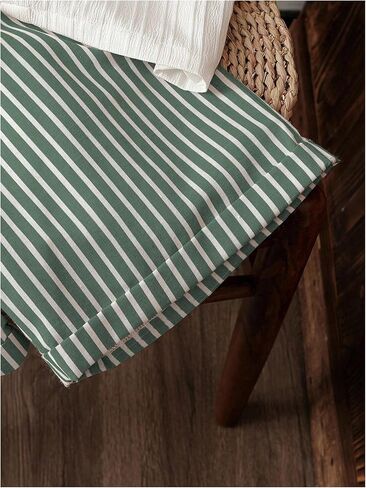 Boy's 2 Piece Summer Outfits Mock Neck Button Down Tops and Striped Shorts in Saudi Arabia