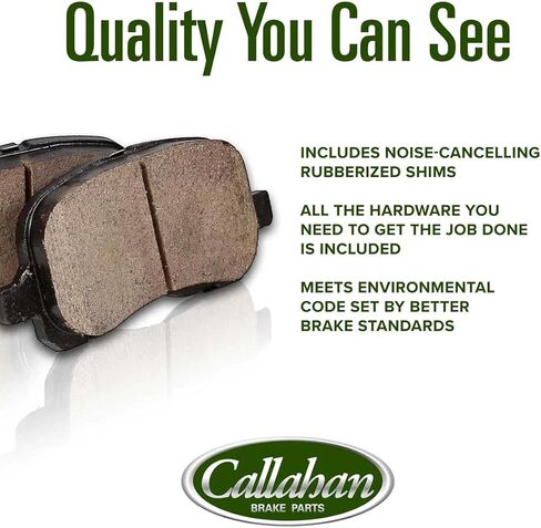 طقم فرامل أجزاء فرامل Callahan لسيارة Ford F-250 Super Duty 2005-2007، Ford F-350 Super Duty 2005-2007 دوارات الفرامل الأمامية والخلفية المحفورة والمشقوقة مع وسادات فرامل سيراميك EBYK043425 in Saudi Arabia