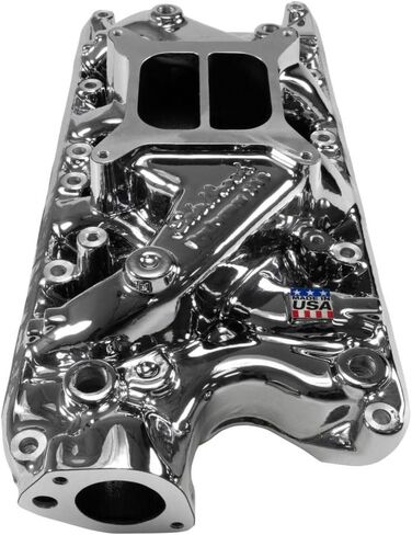 Edelbrock - Intake Manifold, SB Ford 289-302, Performer, Chrome Plasma Coated (2121-CP) in Saudi Arabia